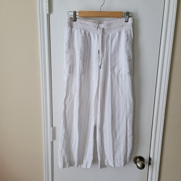 Athleta Stripe Bali Linen Crop - Picture 10 of 10